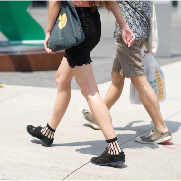 American apparel sheer patterned socks - Picture 1 of 6